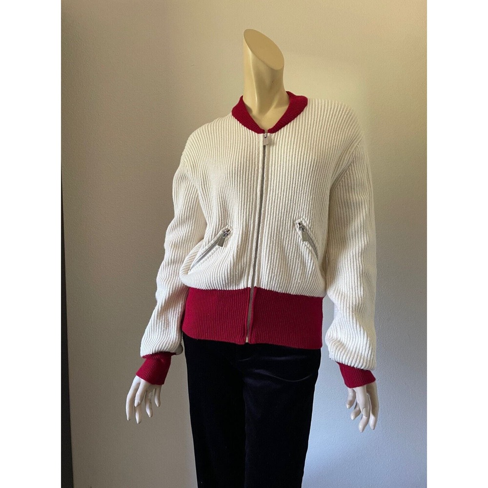 Anine Bing Jasper Sweater Jacket Zipper Size Small